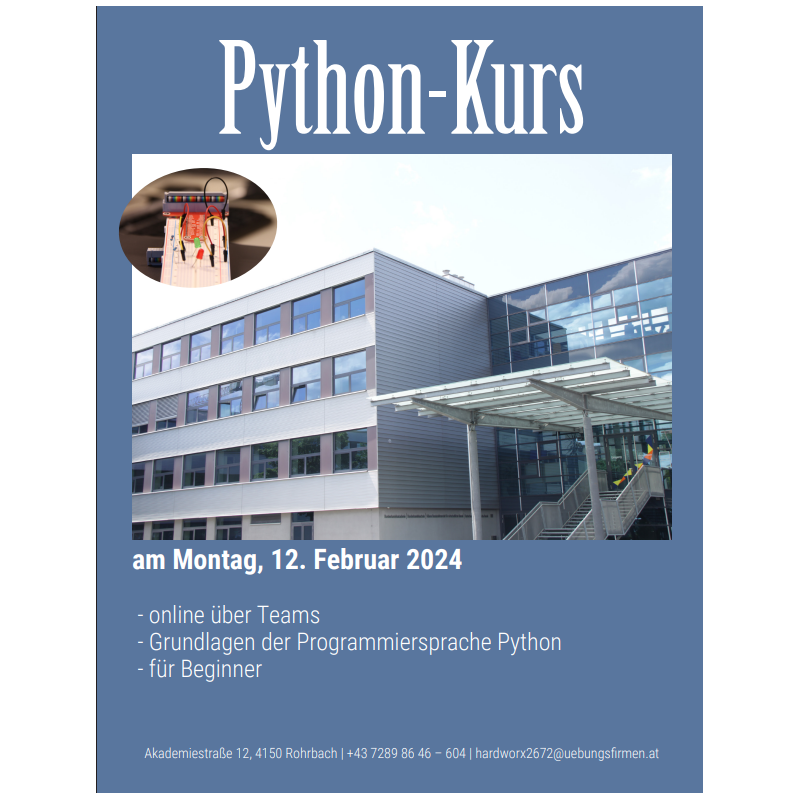 Flyer Schulung Python