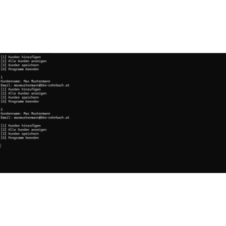 Kundenverwaltung-App