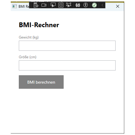 BMI Rechner