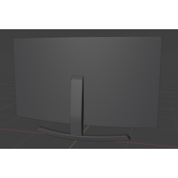 Blender Modellierung Monitor