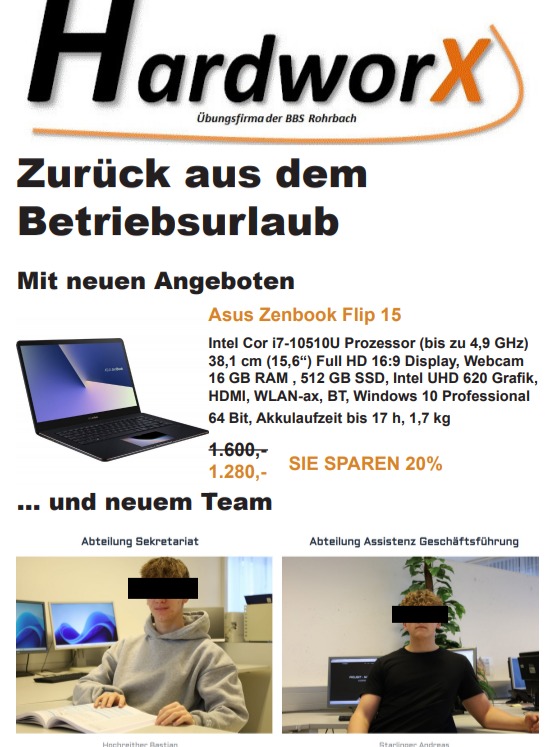 Zurück aus dem Betriebsurlaub ... mit etwas Verzögerung